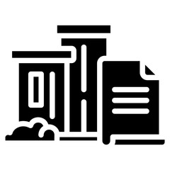 Public Administration glyph icon