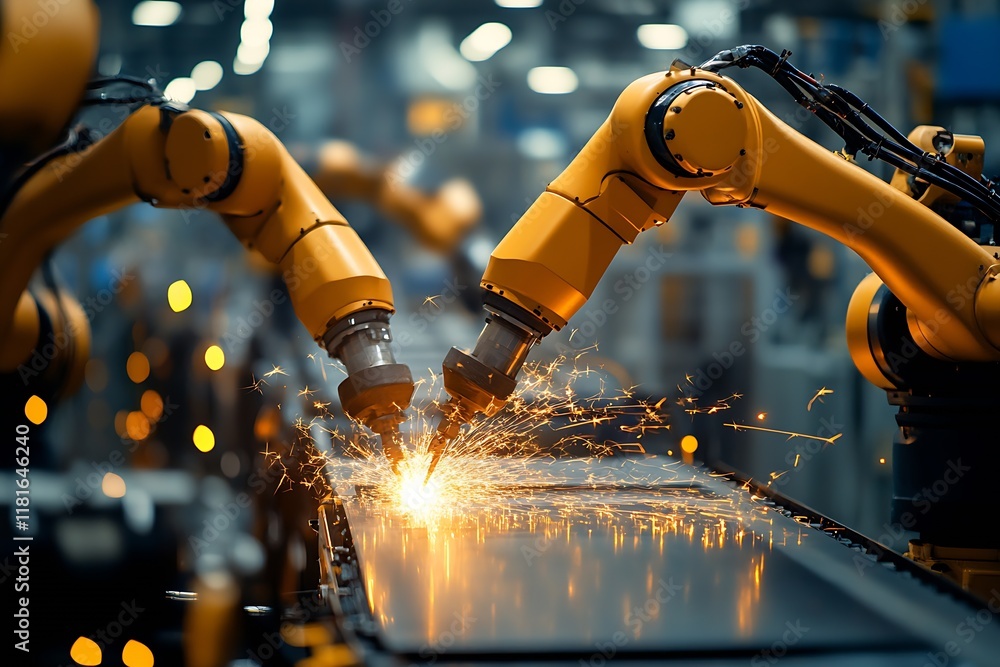 Poster efficient robotics in modern industrial welding production line : generative ai