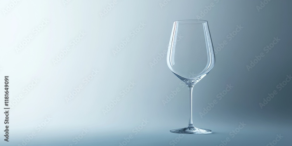 Poster empty glass used as a background, creating a minimalist aesthetic. this empty glass serves as a back