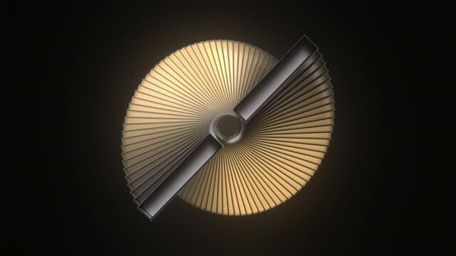 Abstract Ladder  move. Abstract 3d seamless bright background in 4k. Simple geometry in creative style. Looped smooth animation, Ladder drawing 3D, 3D render