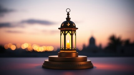islamic background lantern lamp ramadan kareem modern random