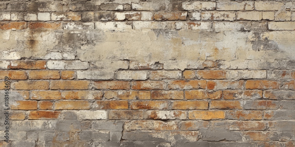 Fototapete weathered old brick walls create a textured backdrop, perfect for various creative projects. the rus