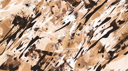 Abstract Graphic Design with Expressive Color Palettes and Artistic Abstract Art Pieces