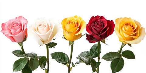 The rose is an exquisite and aromatic flower known for its diverse colors, such as red, pink, yellow, and white. The rose serves as a timeless symbol of love and is frequently gifted for special