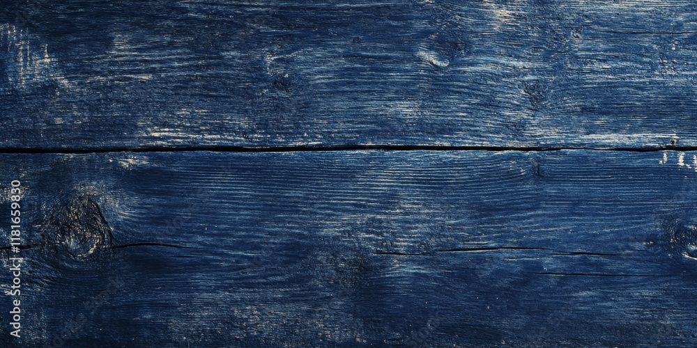 Poster navy blue texture featuring old, rough wood creates an abstract background ideal for design projects