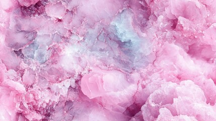 Stunning Pink and Lavender Rose Quartz Crystal Texture Natural Gemstone Background Polished Stone