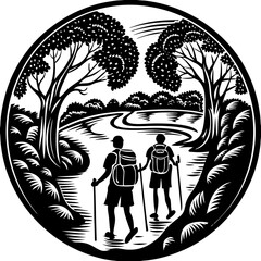 silhouette of a family