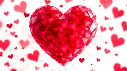Abstract Valentine's Day Background -  Love & Passion