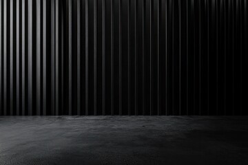 Dark Industrial Interior Empty Space