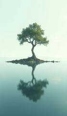 tree on the water