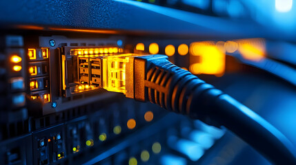 Network Cable Connects to Server: Data Transfer and Connectivity