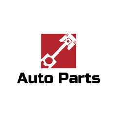 Auto parts logo design. Automotive parts, automobile repairing car, vector design and illustration