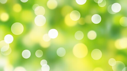 Obraz premium Soft-Focus Green Nature Background with Bokeh