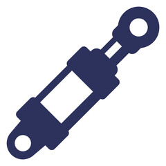Hydraulic cylinder, pneumatic equipment icon
