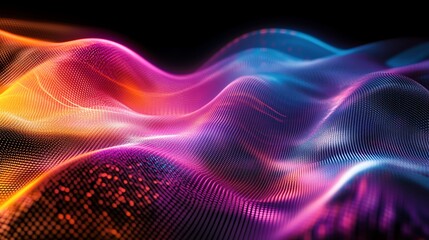 Abstract Digital Waves