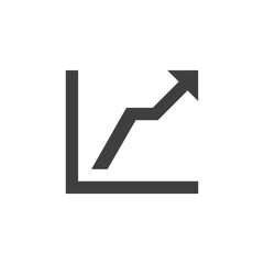 Level icon. Simple solid style. Up, next, pictogram, power, arrow, battery, button, game, step, volume, business concept. Glyph symbol. Vector design illustration isolated. SVG