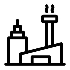 Obraz premium Factory icon