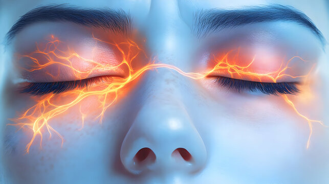 Eye Pain Causes Burning Sensation with Closed Eyelids and Fatigue