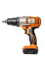 transparent image of a versatile drill, ideal for construction, DIY projects, and industrial purposes. Cordless and ergonomic design suitable for home improvement, professional use, and workshops. 