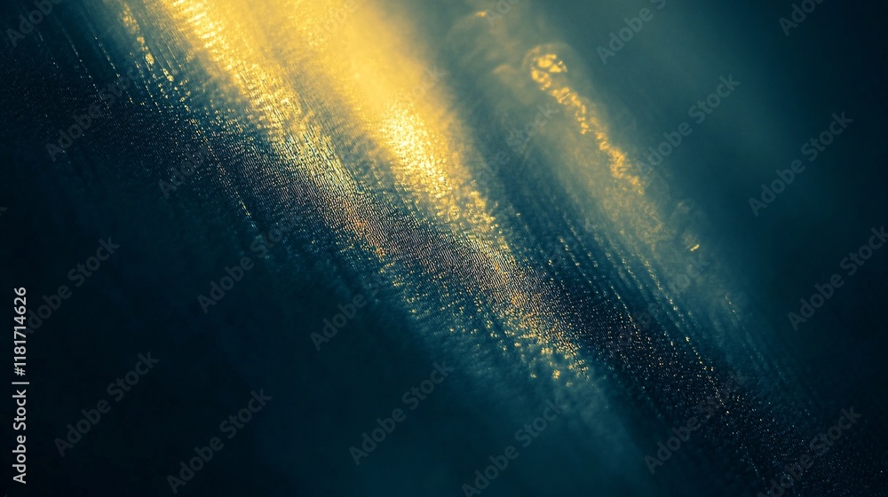 Aufkleber abstract close-up of shimmering light reflections on a textured surface.