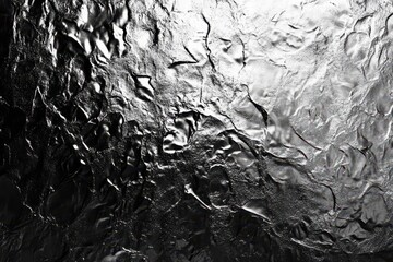 Textured surface reflecting light, creating an intriguing abstract composition of shadows and highlights