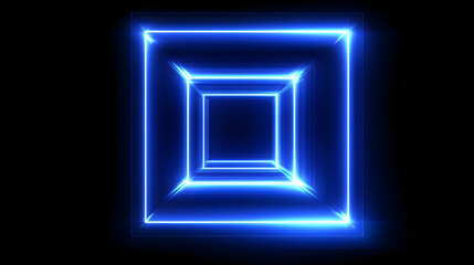 
Abstract blue background with glowing geometric lines. Modern blue gradient square shape design. Futuristic technology concept. Suit for brochure, corporate, website, poster, banner, cover modern