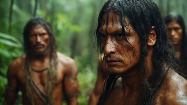 Mayan tribe in the Mexican forests during the 16th century