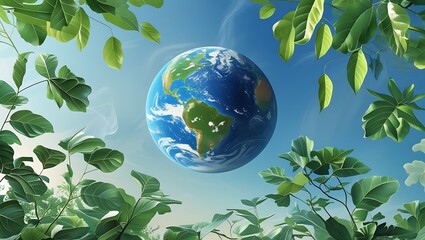 green planet earth