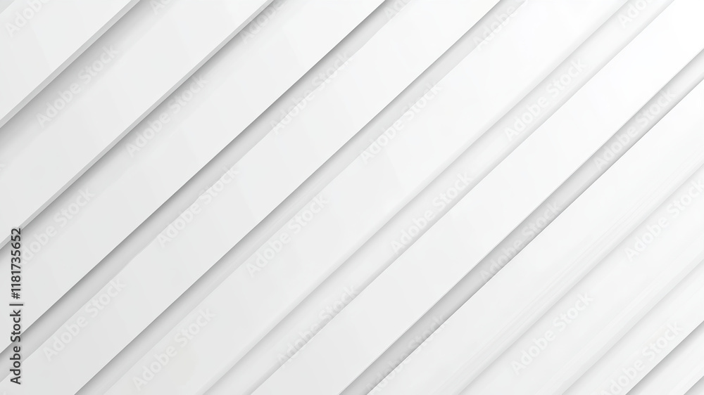 Aufkleber diagonal lines create a minimalist art piece embodying modern design principles in a serene white se