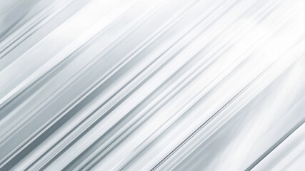 Fototapeta premium Dynamic Diagonal Lines Create a Sense of Movement on a Soft White Background Reflecting Light and Shadow Play