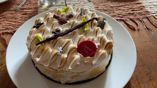 G&acirc;teau glac&eacute;e de No&euml;l