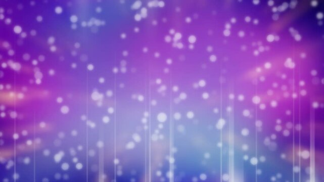Abstract background. Animated particles. This seamless loop can be used as a background layer.