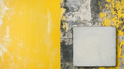 Bright Yellow and Gray Textured Background Design