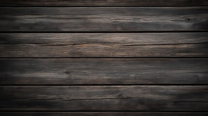 Fototapeta premium Dark Wood Plank Background: Rustic Wooden Texture for Interior Design Inspiration