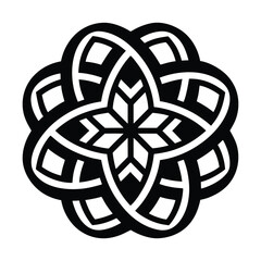 create abstract paper cut style traditional arabinan.