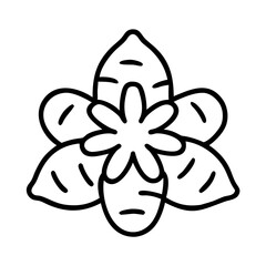jerusalem artichoke icon, vegetables line art, vegetables vector - simple black line art icon of jerusalem artichoke perfect for logos, and vegetables-themed designs.