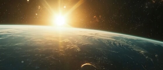 Obraz premium A beautiful Universe full of stars and planets with hd color