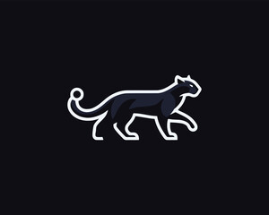 Cougar Logo Design Vector Illustration