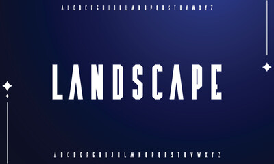 Modern abstract digital alphabet font. Minimal technology typography, Creative urban sport fashion futuristic font and with numbers. vector illustration