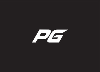 PG letter logo and initial logo design