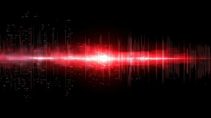 Analyzing sound waves and frequencies in digital audio studio environment visual representation