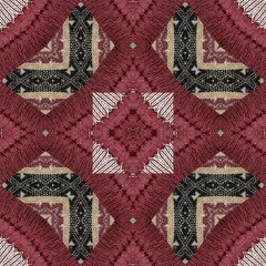 Traditional design with phulkari kalamkari motifs from Pakistan and Indian culture. Geometric...