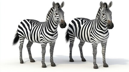 Fototapeta premium Zebra interaction african savannah animal photography natural habitat close-up wildlife conservation