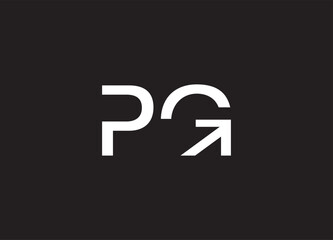 PG letter logo and initial logo design