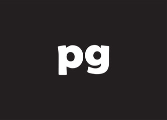 PG letter logo and initial logo design