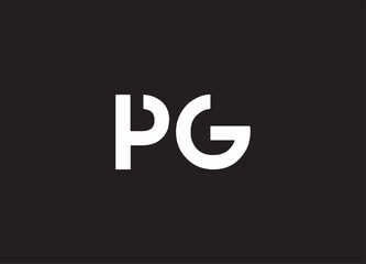 PG letter logo and initial logo design