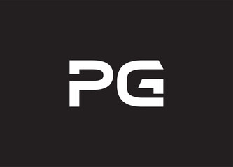 PG letter logo and initial logo design