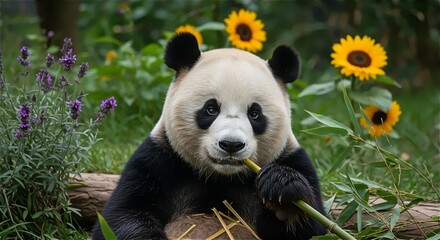 Fototapeta premium giant panda bear