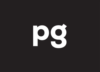 PG letter logo and initial logo design