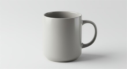 Obraz premium white cup isolated on white